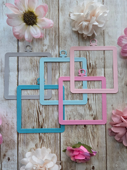 Square Lockets Die Cut Set