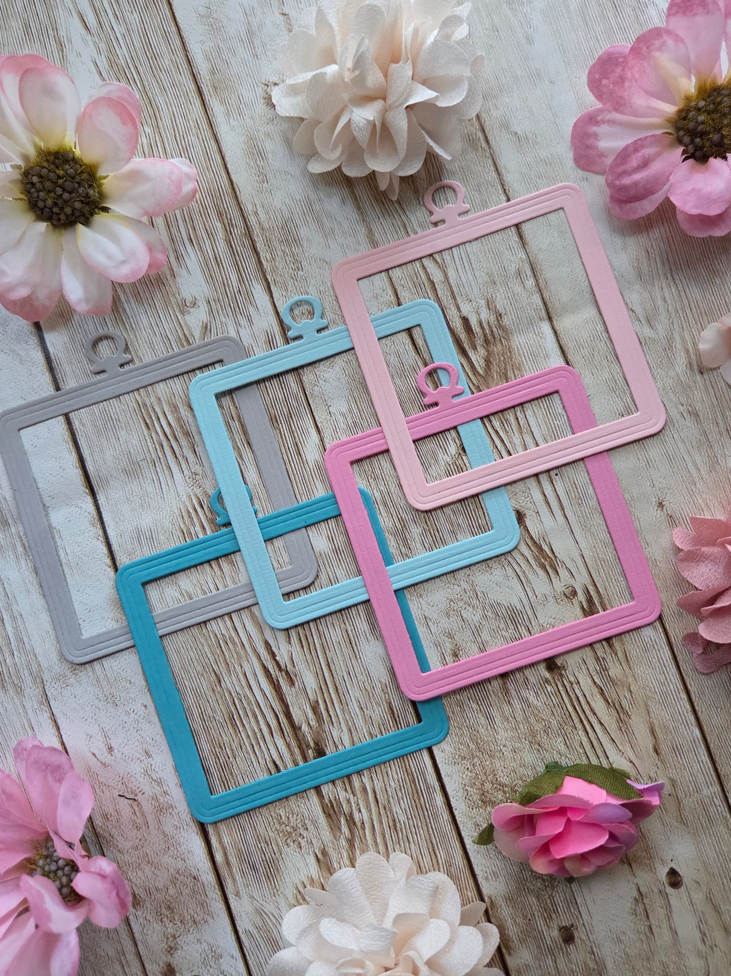 Square Lockets Die Cut Set