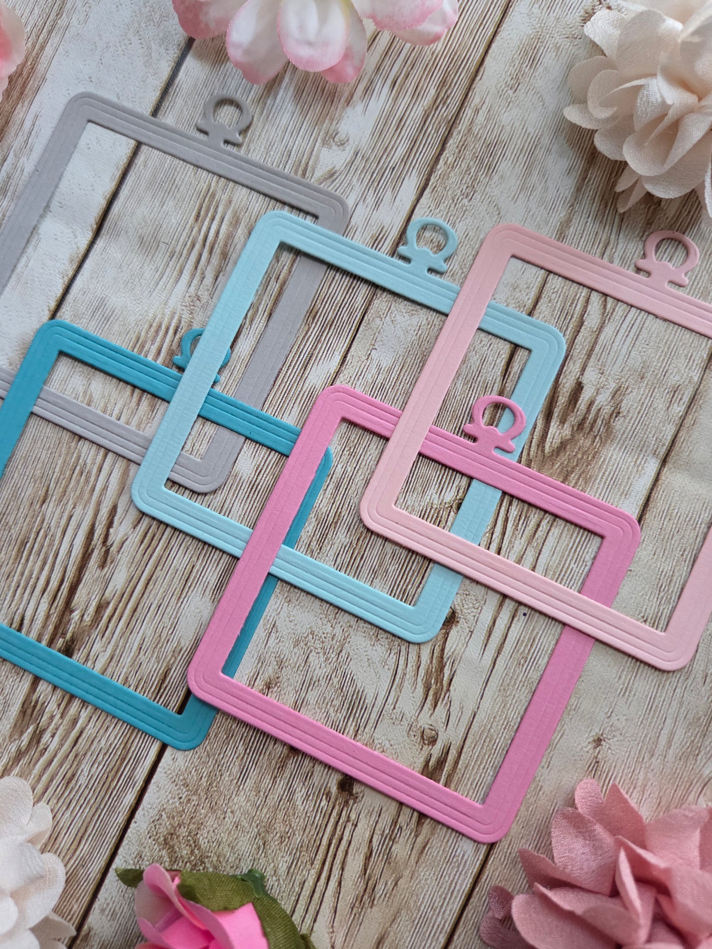 Square Lockets Die Cut Set