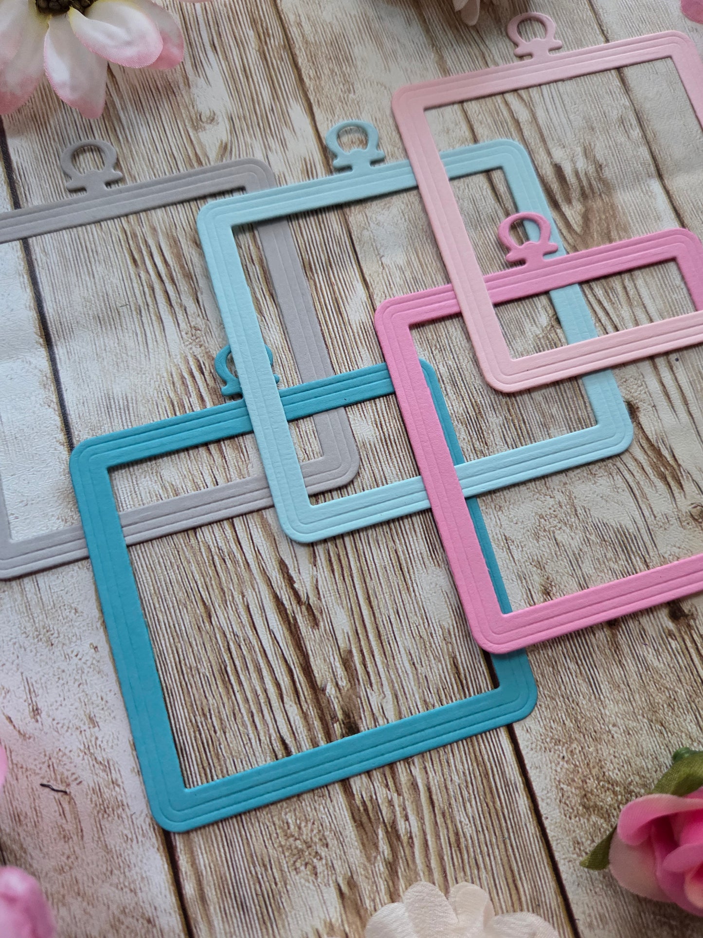 Square Lockets Die Cut Set