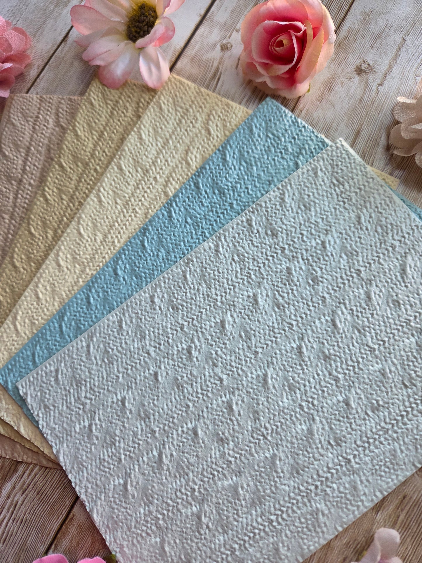 Sweater Embossed Paper Set