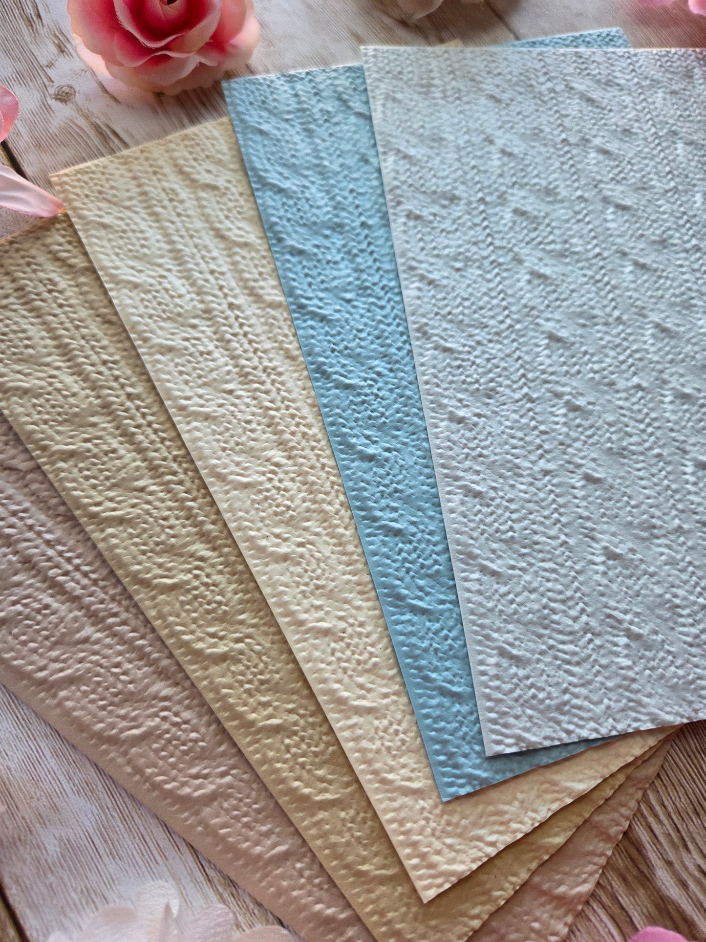 Sweater Embossed Paper Set