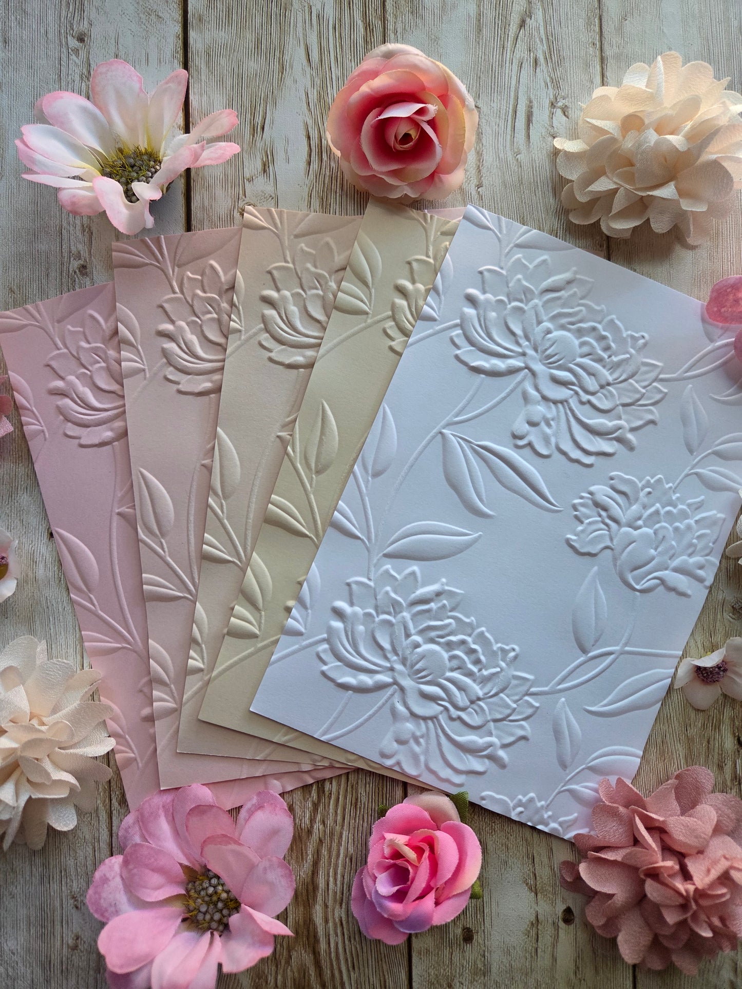 Bloom Embossed Paper Set