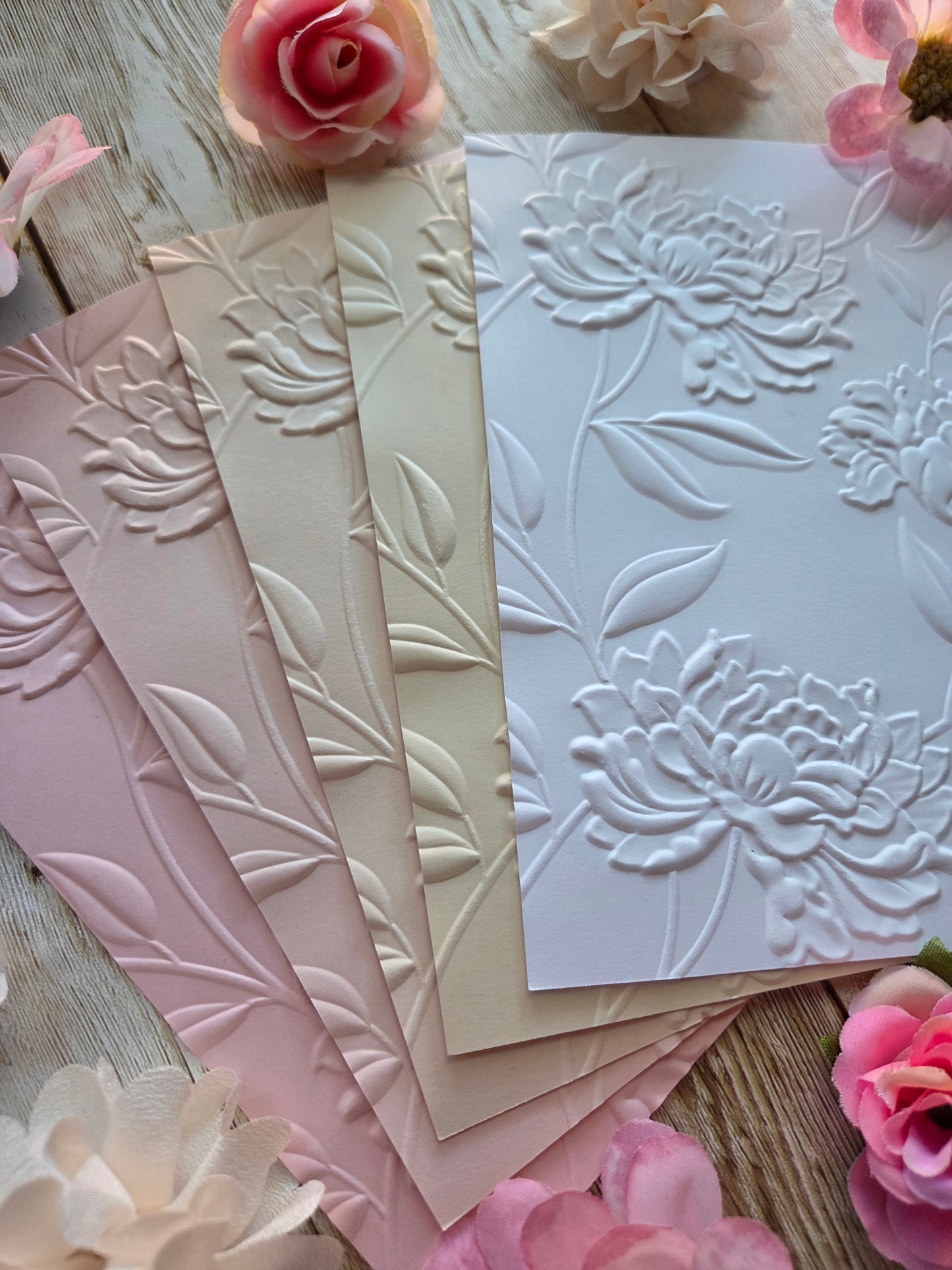 Bloom Embossed Paper Set