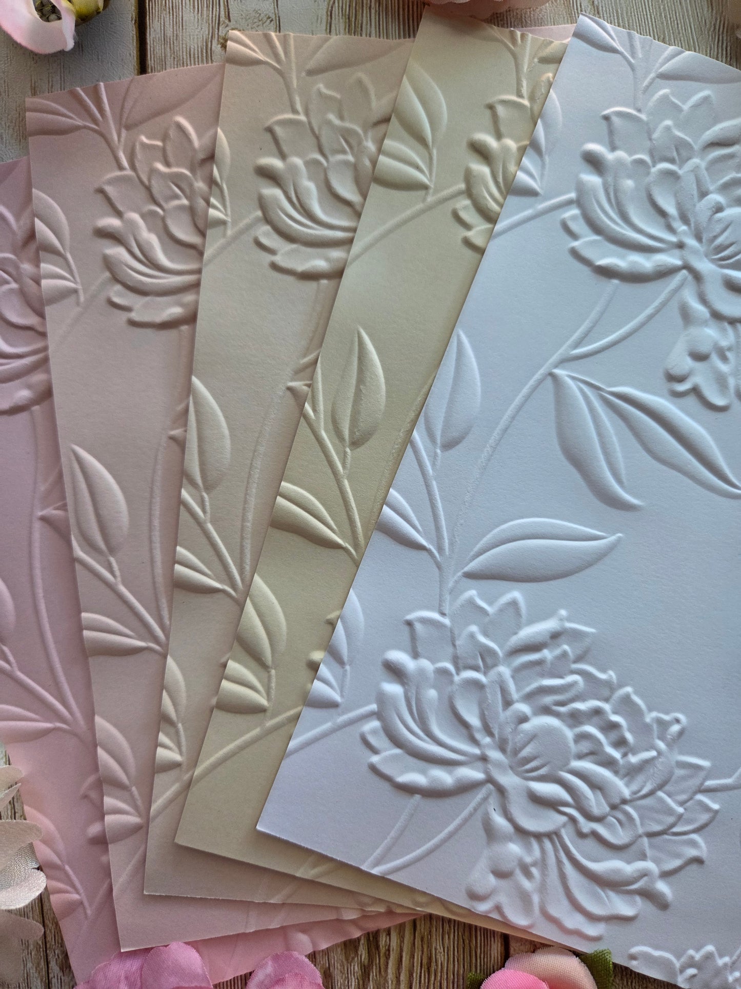 Bloom Embossed Paper Set