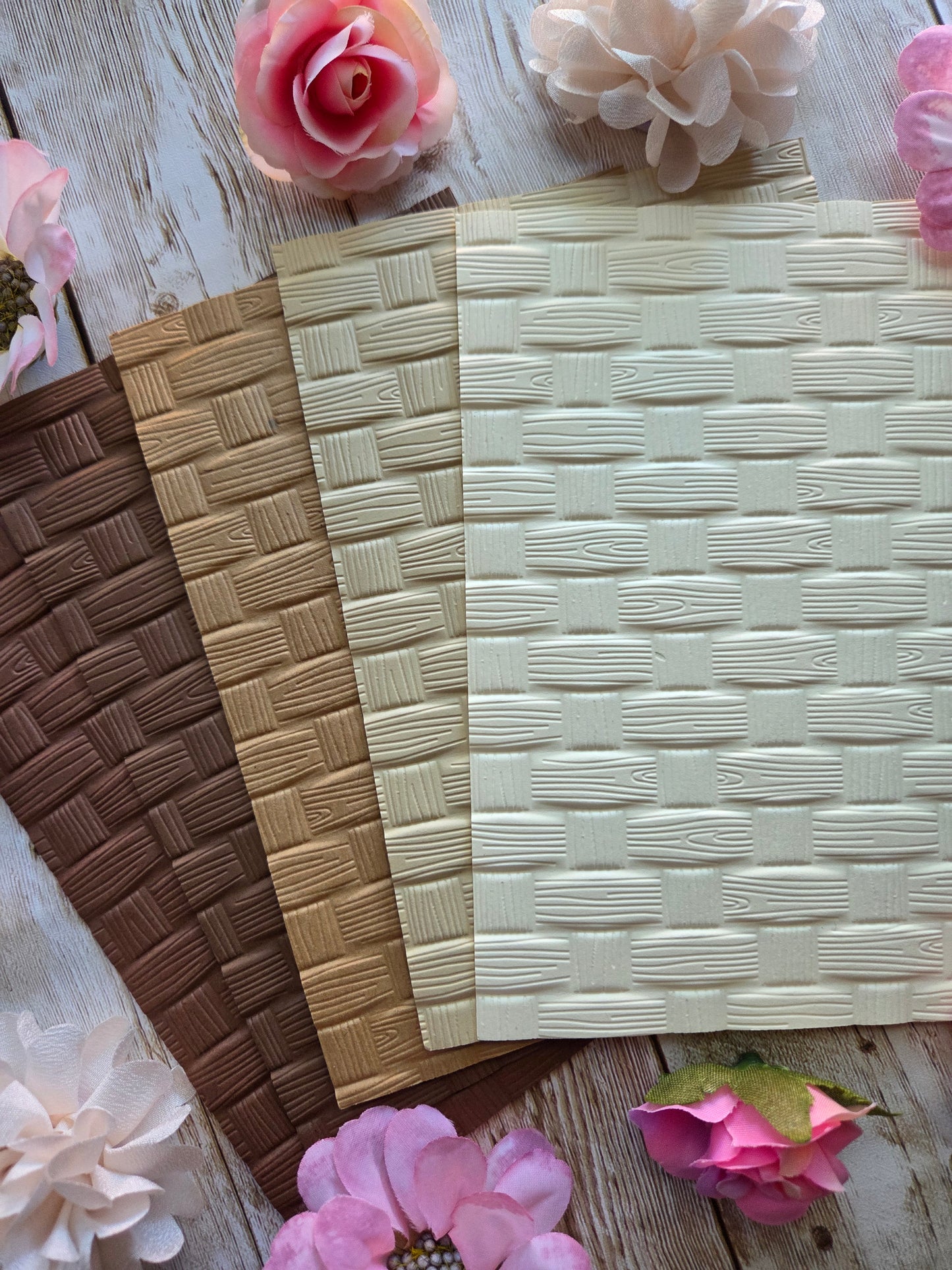 Basket Embossed Paper Set
