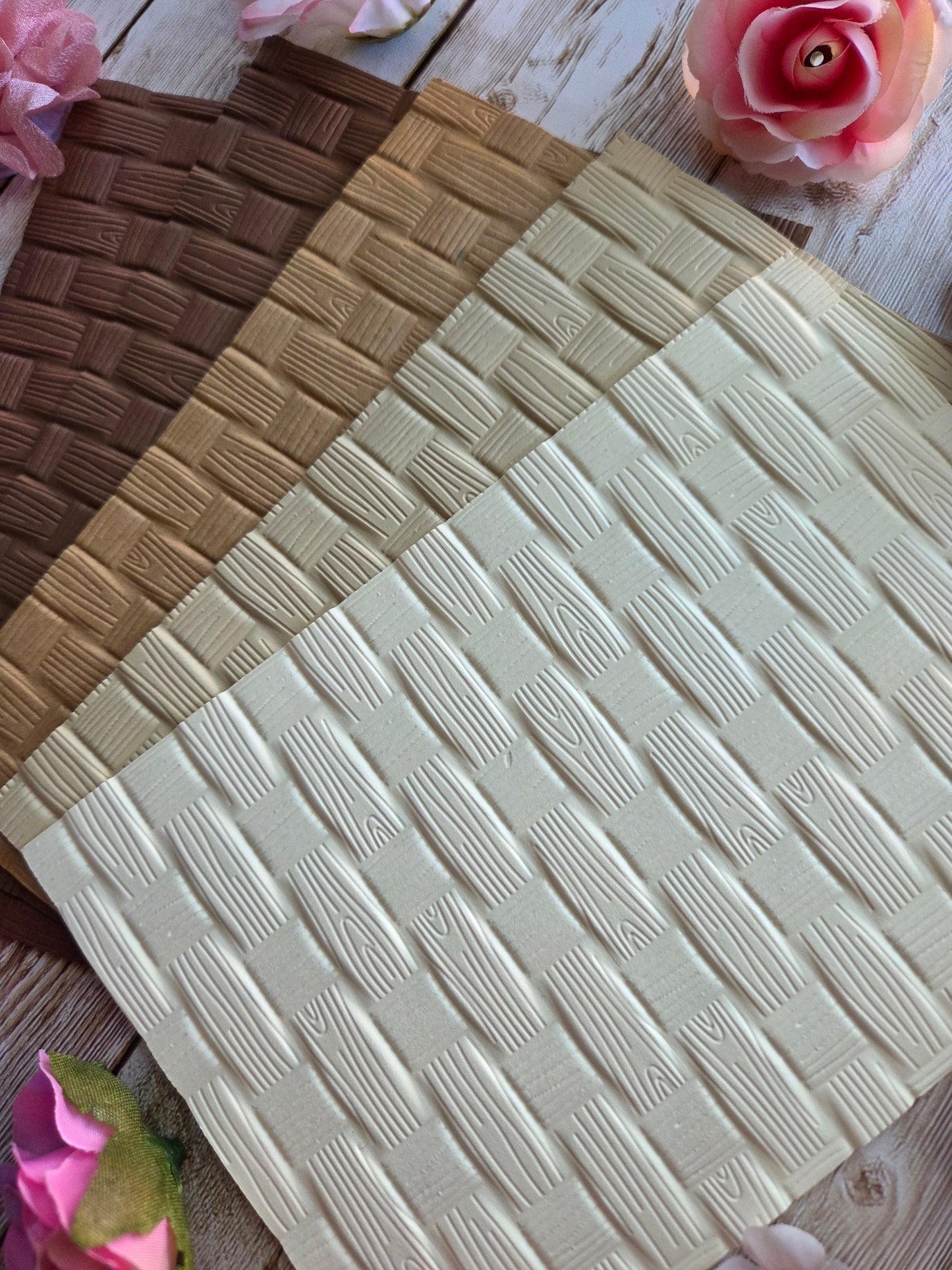 Basket Embossed Paper Set