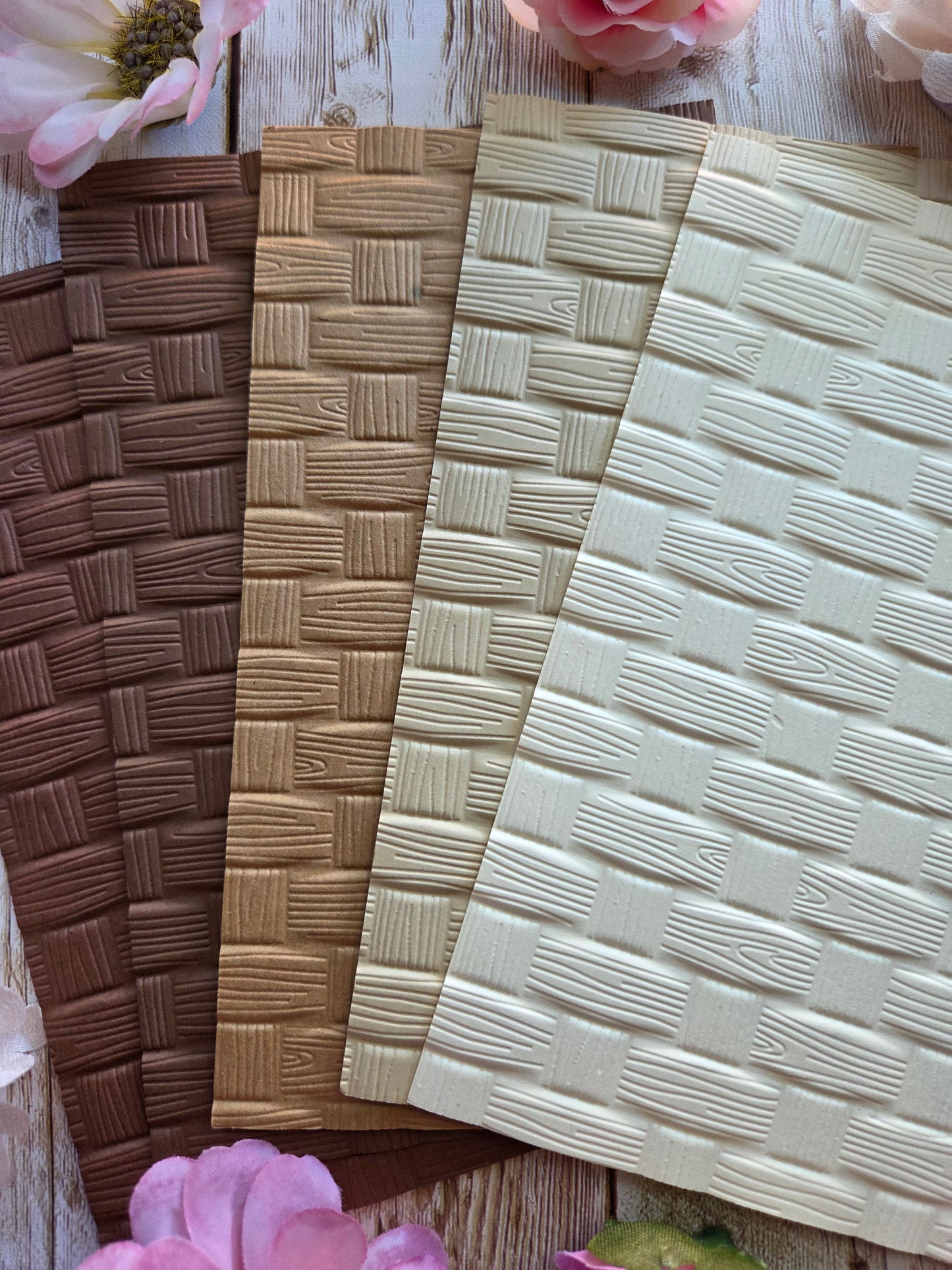 Basket Embossed Paper Set