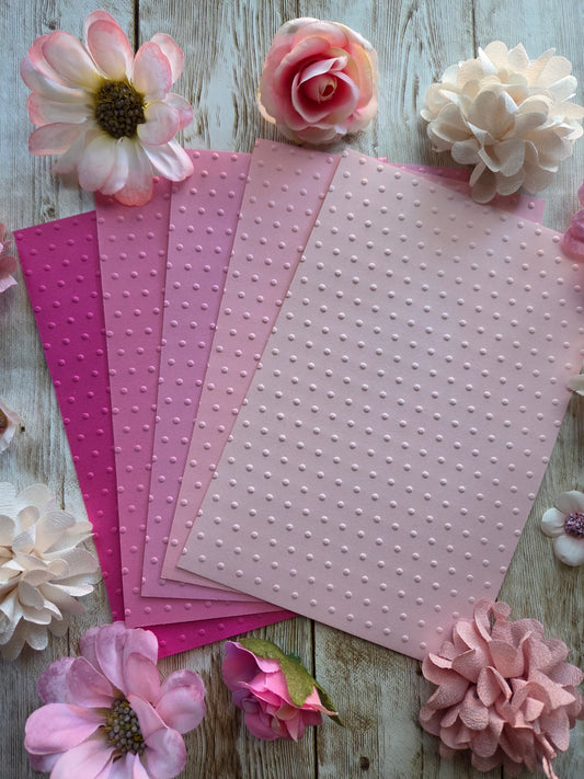 Dots Embossed Paper Set