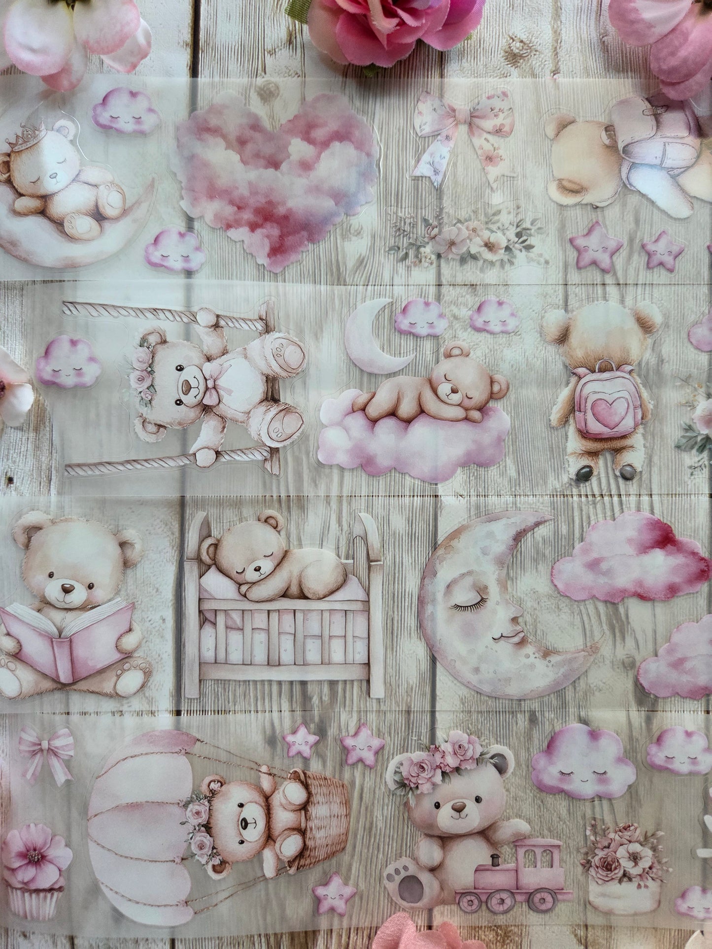 Pink Teddy Bear - PET Tape Sample Loop (Mini)