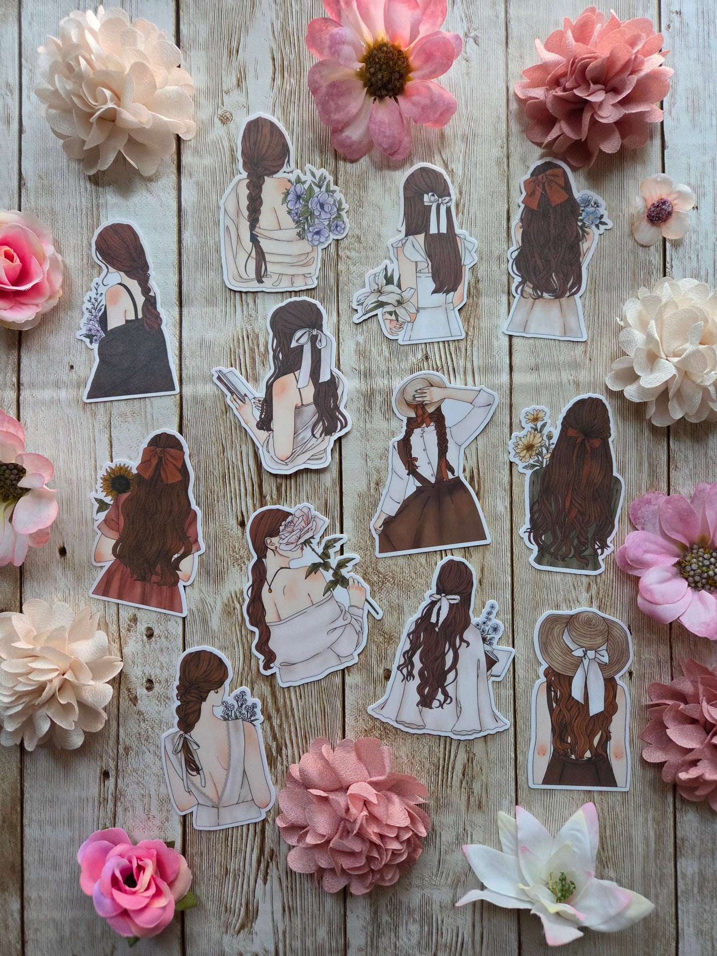 Aesthetic Girl Stickers