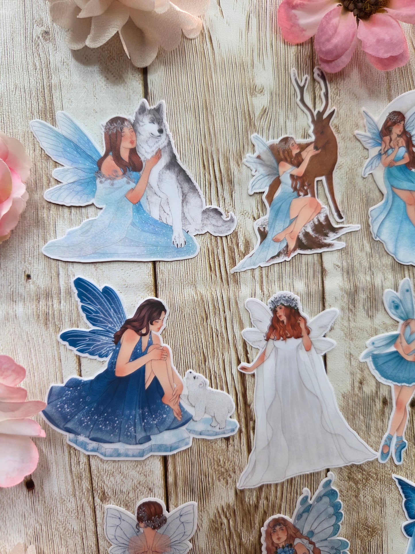 Winter Fairies Stickers