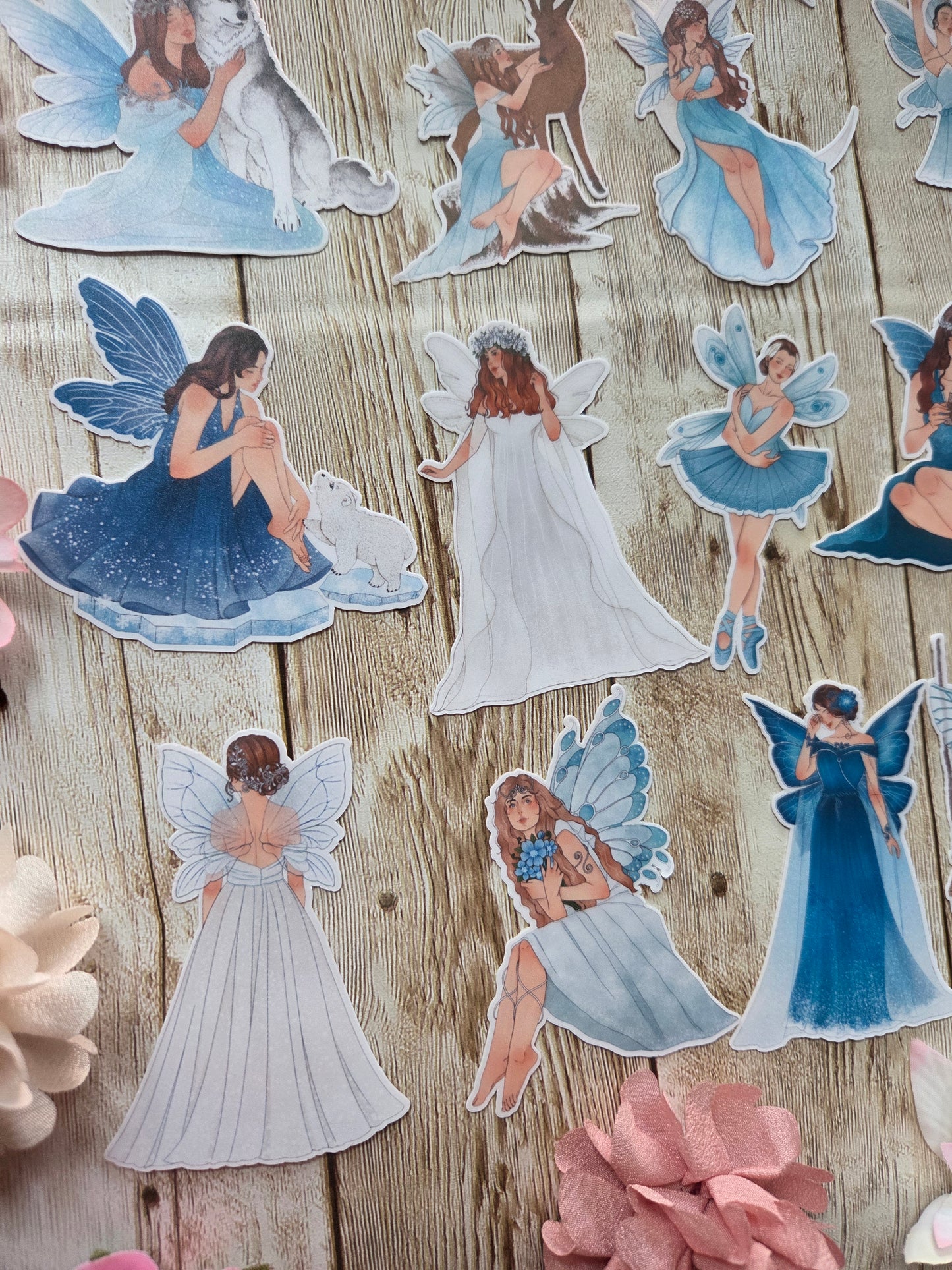 Winter Fairies Stickers