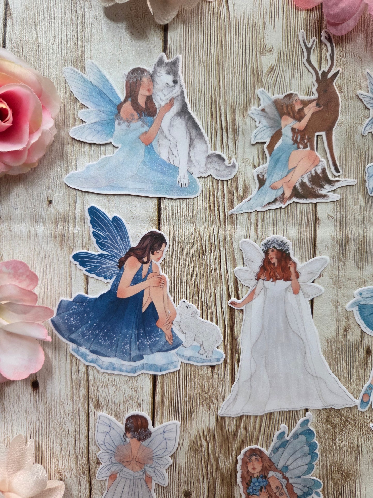 Winter Fairies Stickers