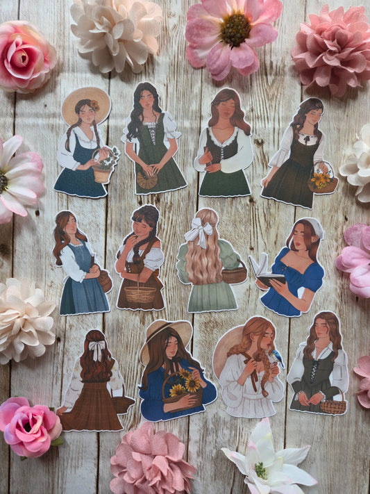 Cottagecore Stickers