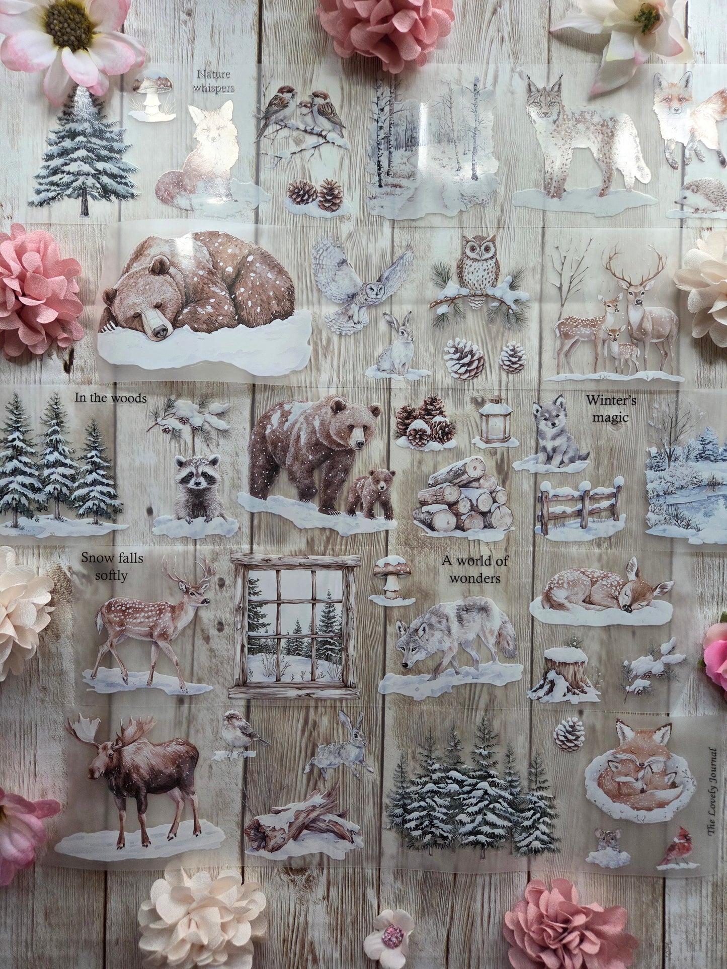 Winter Animals - PET Tape Sample Loop (Reggie)