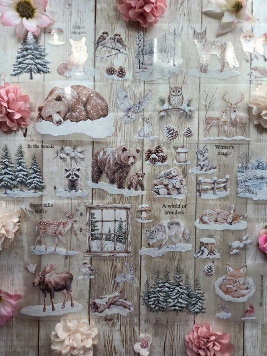 Winter Animals - PET Tape Sample Loop (Reggie)