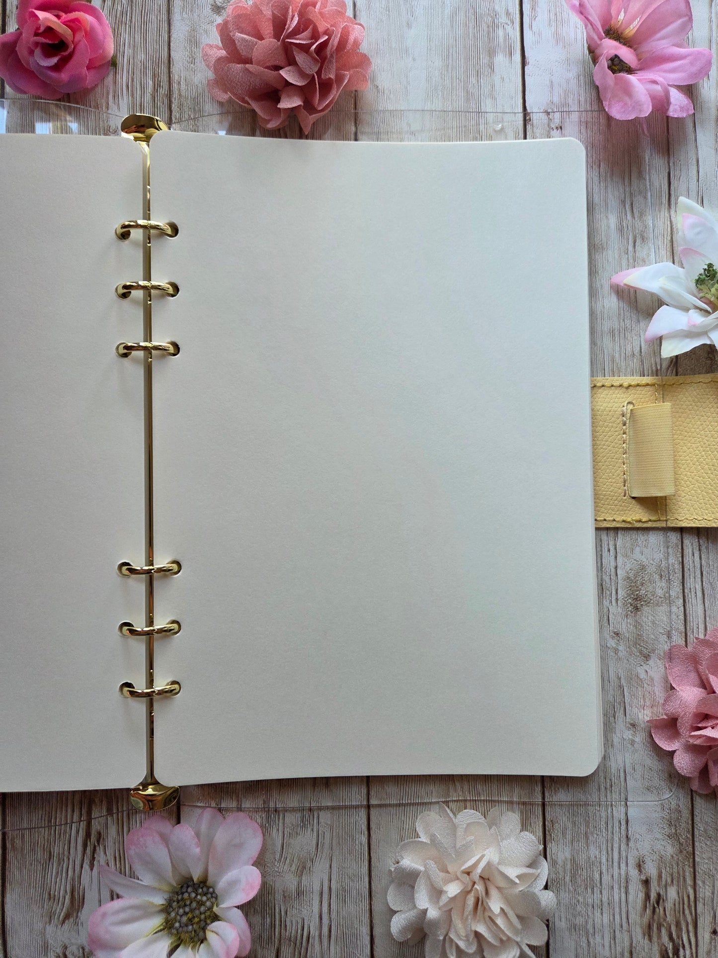 Large Clear Loose Leaf Journal