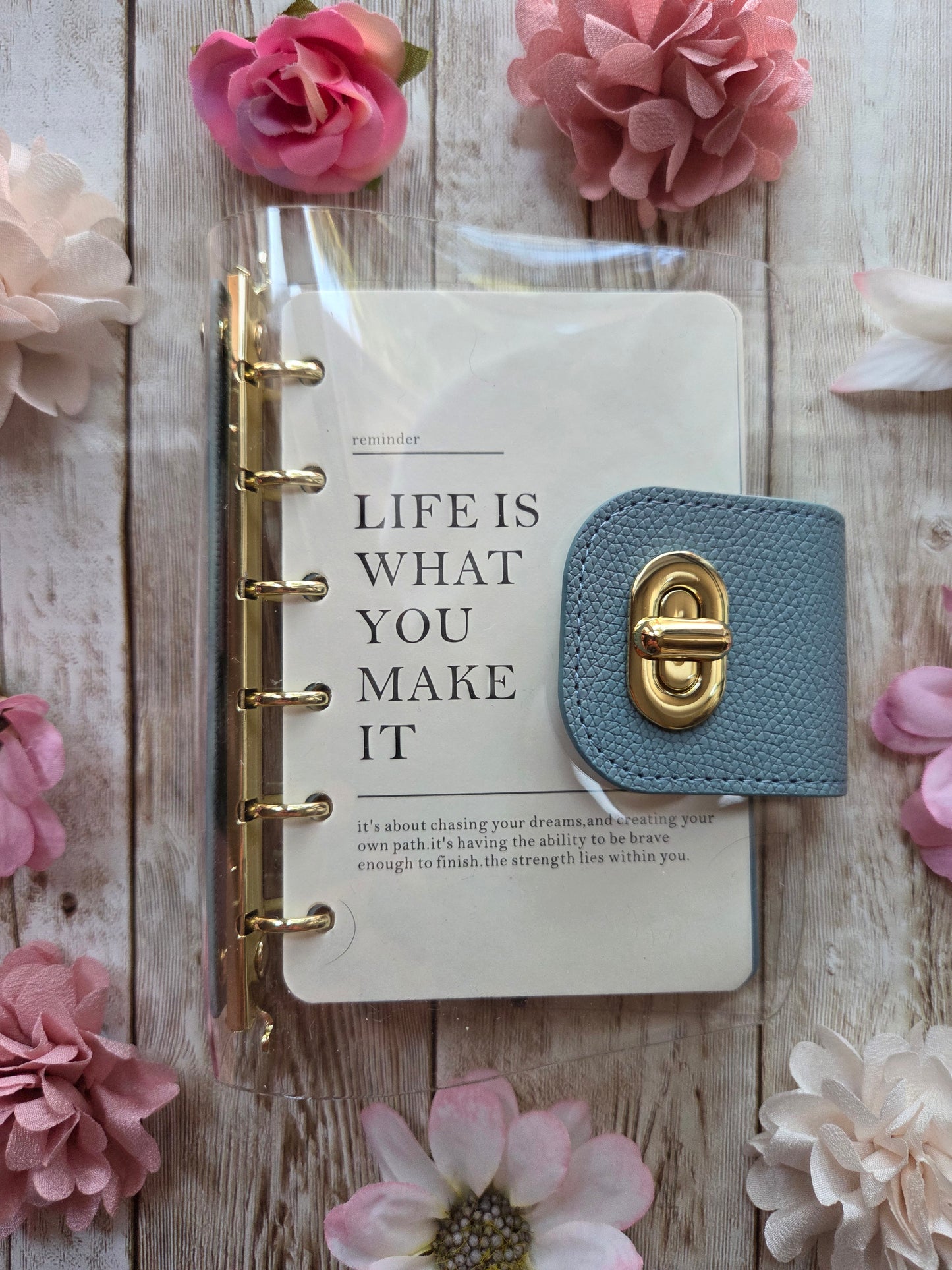 Mini Clear Loose Leaf Journal