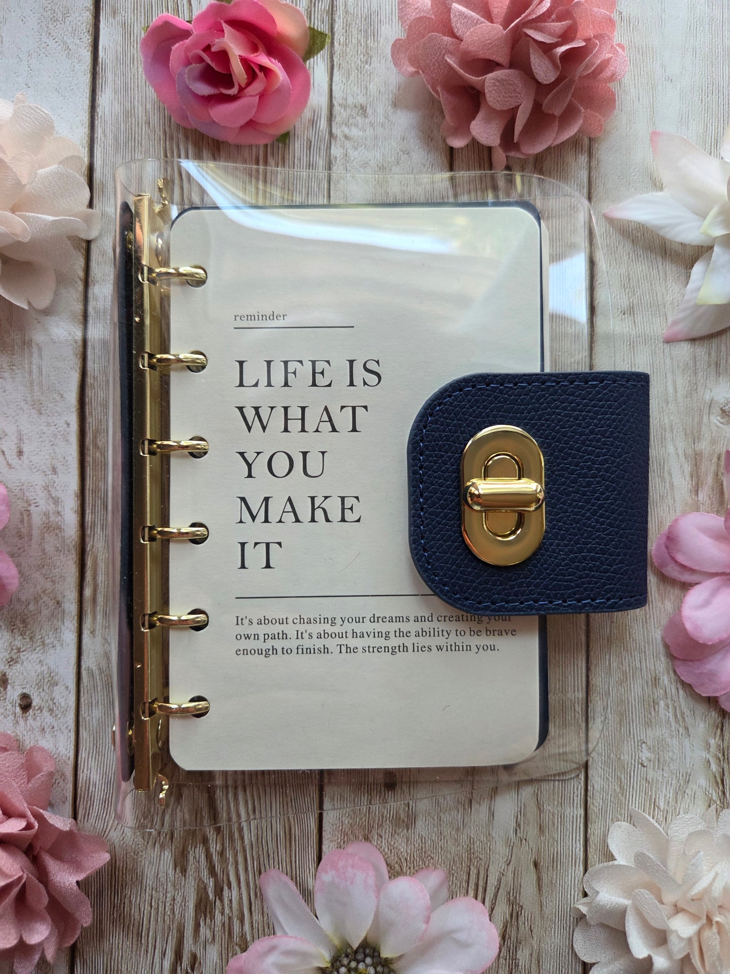 Mini Clear Loose Leaf Journal