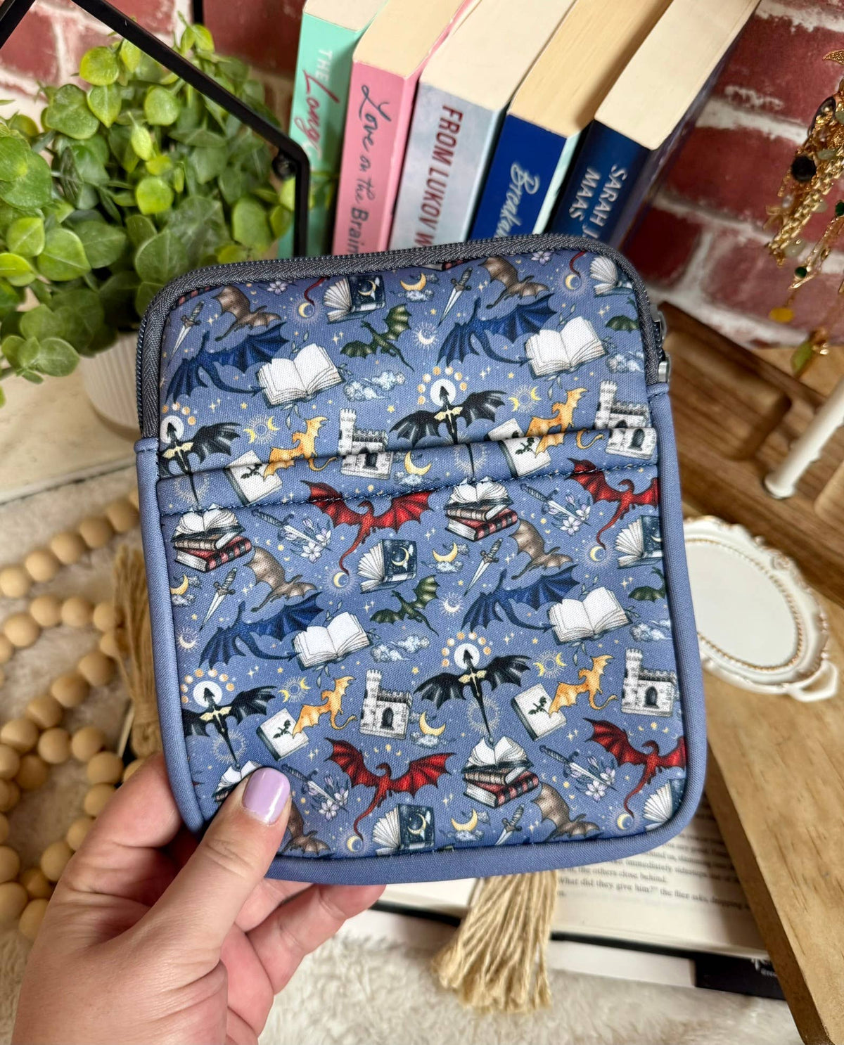 Blue Dragon Kindle Sleeve | Kindle Sleeve | Kindle Storage