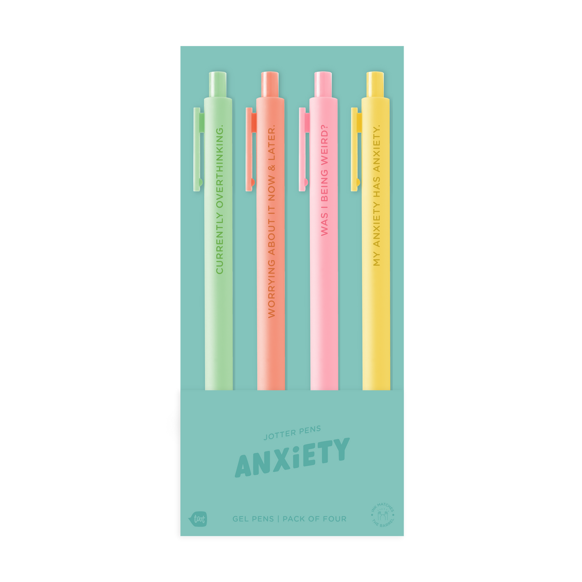 New Jotter Packs!!!: Anxiety 4 Pack