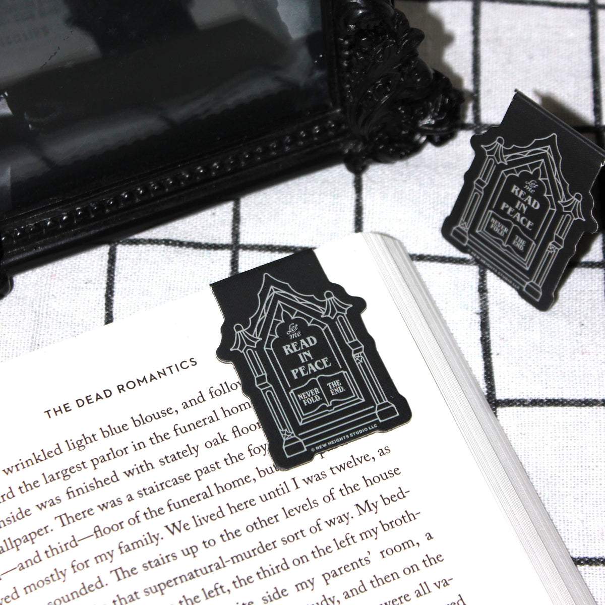 "Read In Peace (R.I.P.)" Halloween Spooky Magnetic Bookmark