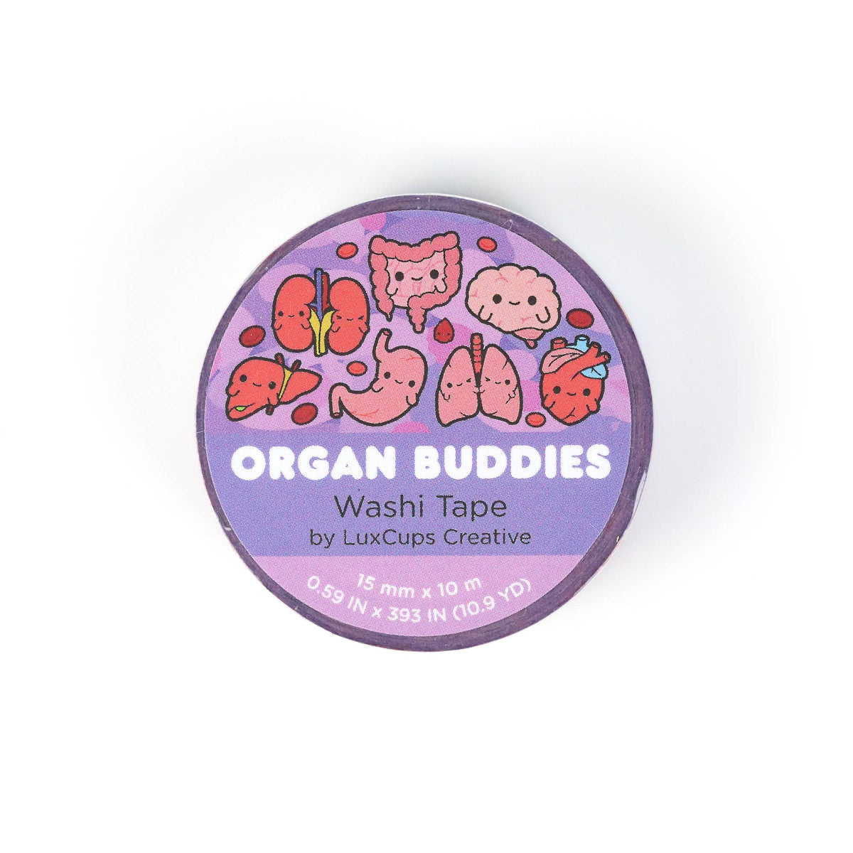 Organ Buddies Washi Tape - Stationery | Decorative Tape