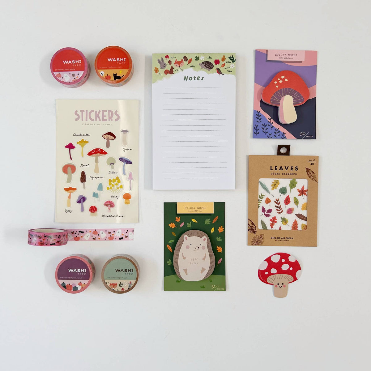 Hedgehog Die Cut Single Sticky Notes