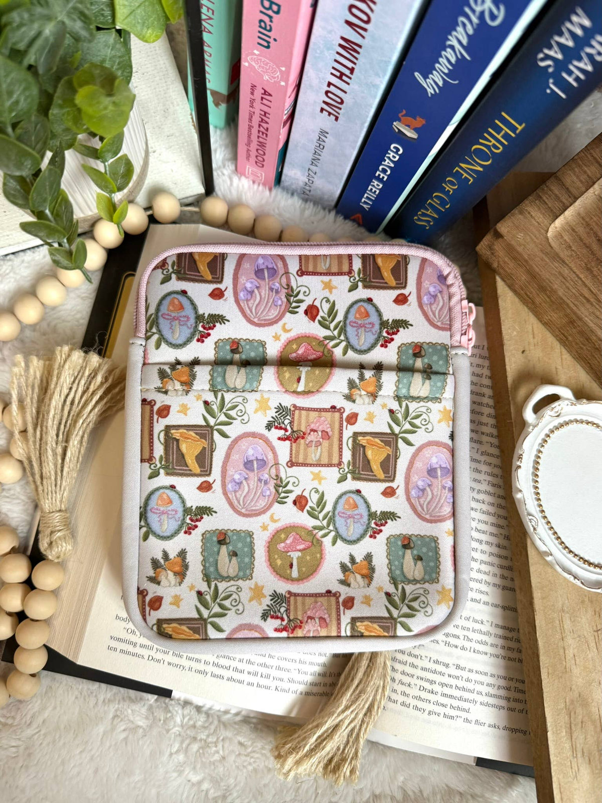 Mushroom Coquette Kindle Sleeve | Kindle Sleeve | Kindle Storage