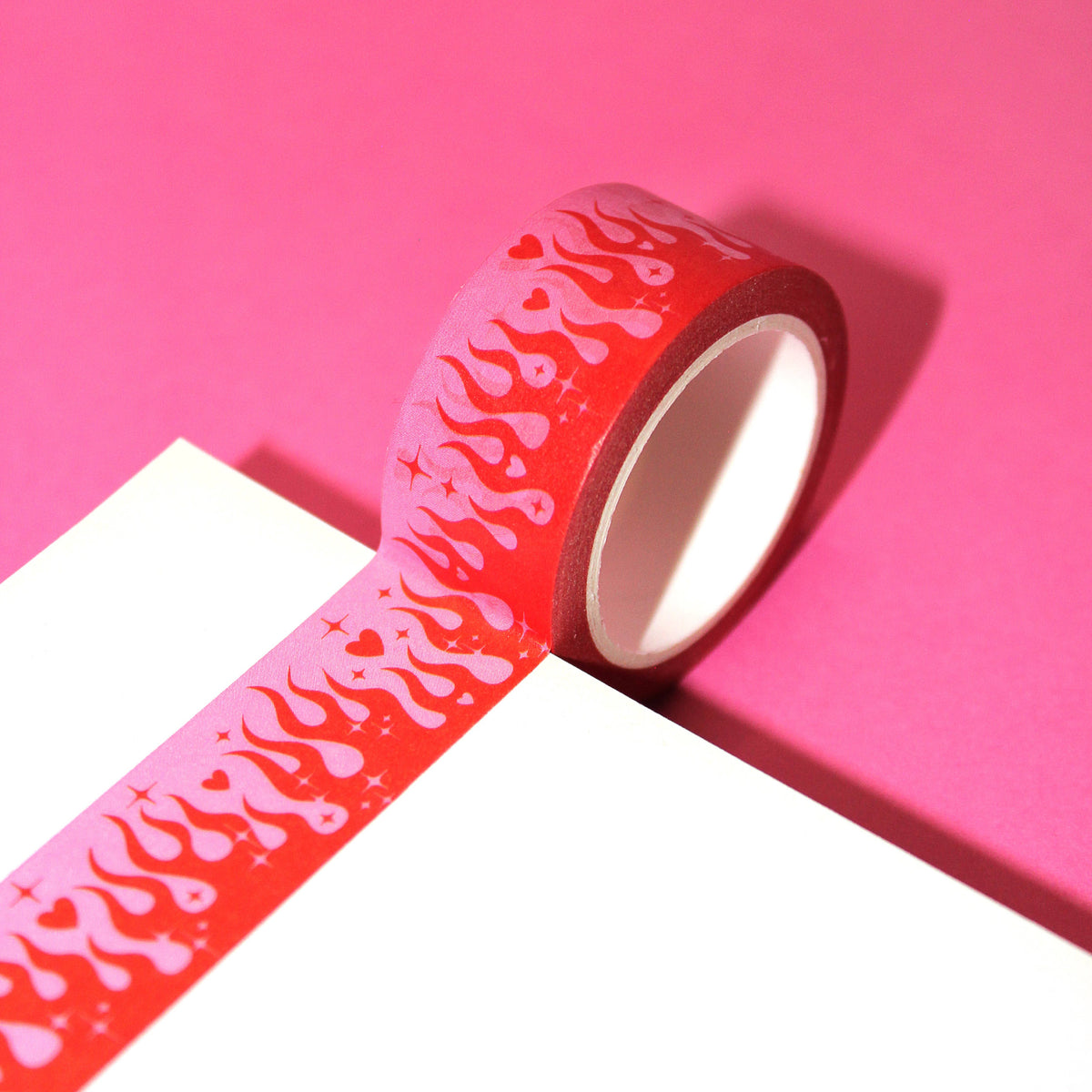 "You Set My Heart On Fire" Y2K Kitschy Washi Tape (20mm/10m)