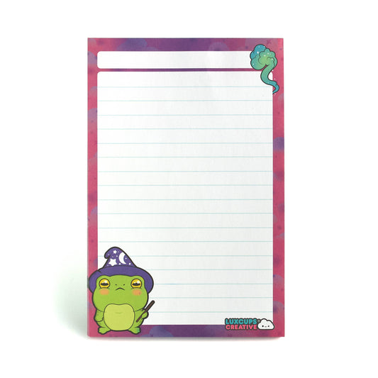 Frog Magic Notepad (SALE!) - 50-Page | 4”x6” | A6 | Lined