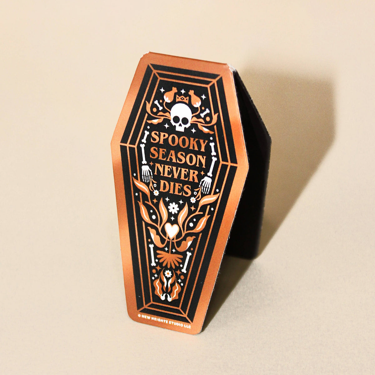 "Spooky Season Never Dies" Halloween Magnetic Bookmark