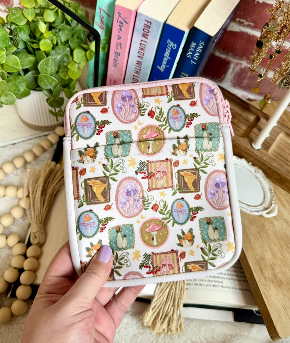 Mushroom Coquette Kindle Sleeve | Kindle Sleeve | Kindle Storage