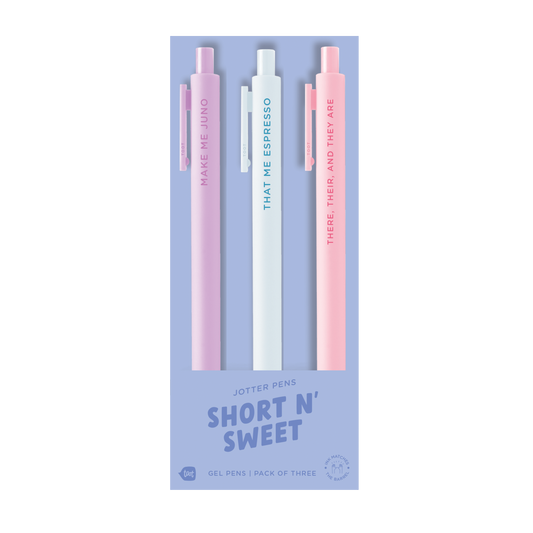 Jotter Sets - 3 pack (TOPSELLER!!!!): Short N Sweet