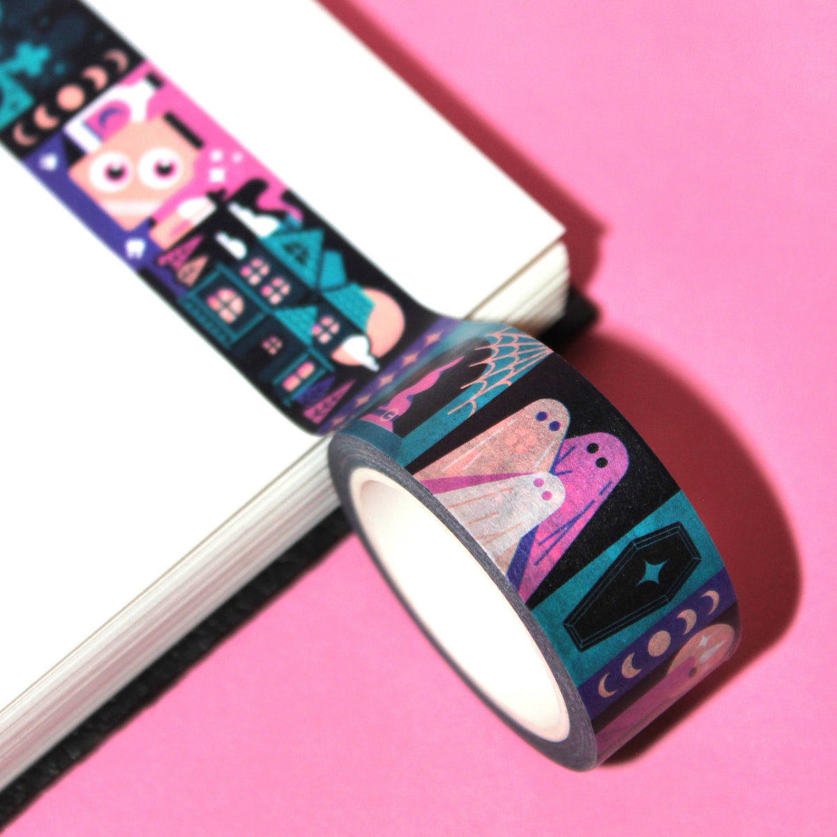 "Sinister Sightings" Spooky Halloween Washi Tape (20mm/10m)