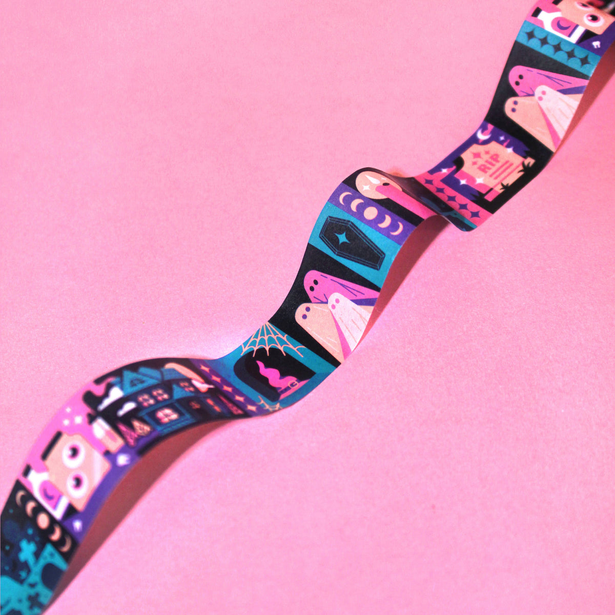 "Sinister Sightings" Spooky Halloween Washi Tape (20mm/10m)