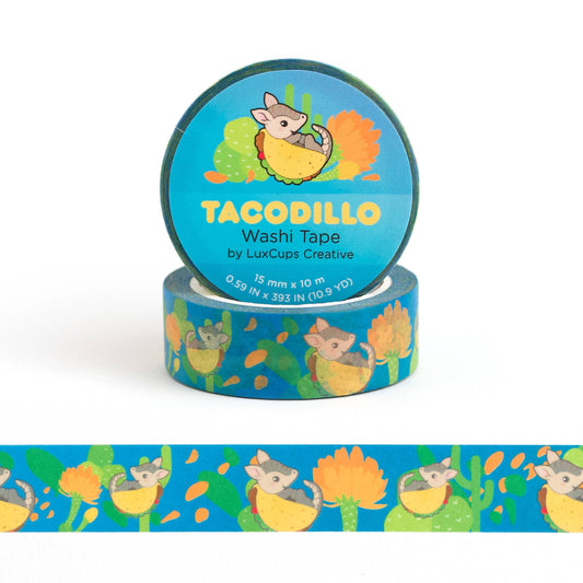Tacodillo Washi Tape - Stationery | Decorative | Low-Tack