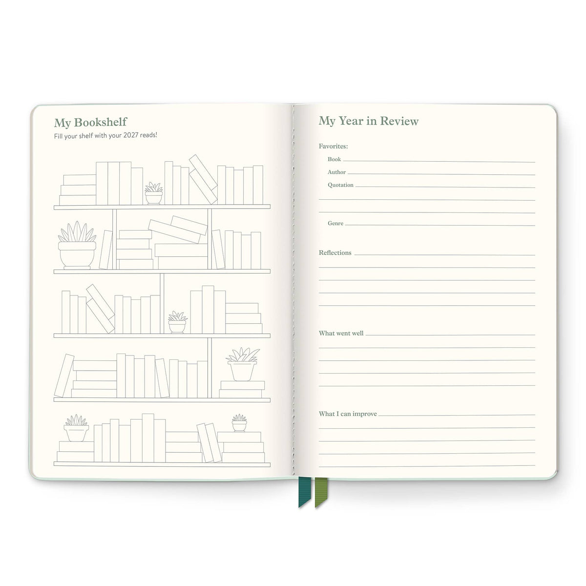 2027 Library Cat-alog Clara Clothbound Planner