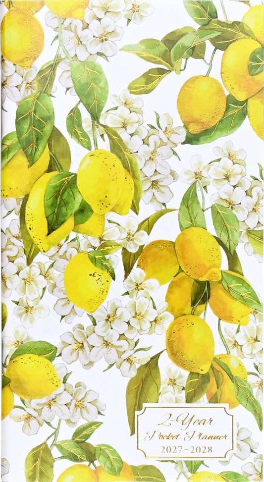 2027-28 Amalfi Lemons 2-Year Pocket Planner