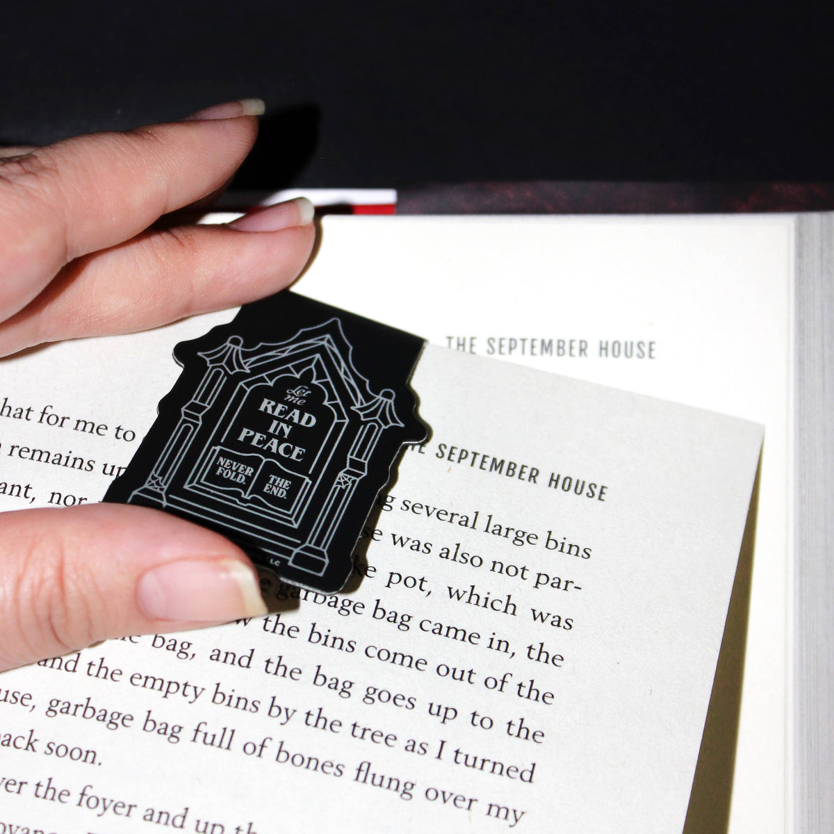 "Read In Peace (R.I.P.)" Halloween Spooky Magnetic Bookmark