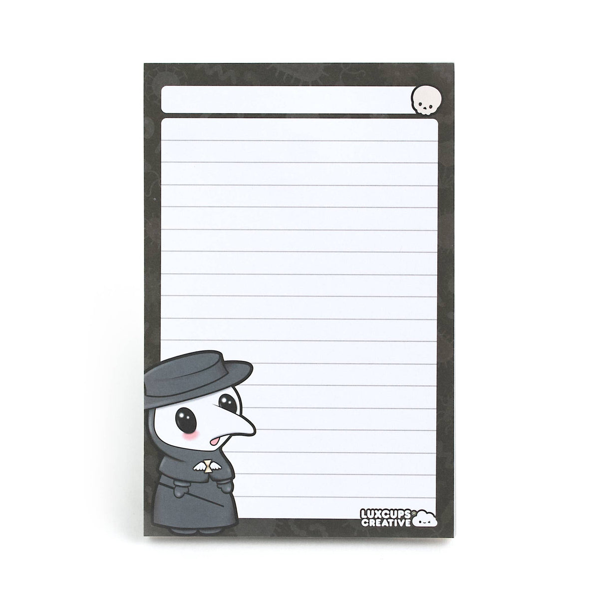 Plague Doctor Notepad (SALE!) - 50-Page | 4”x6” | A6 | Lined