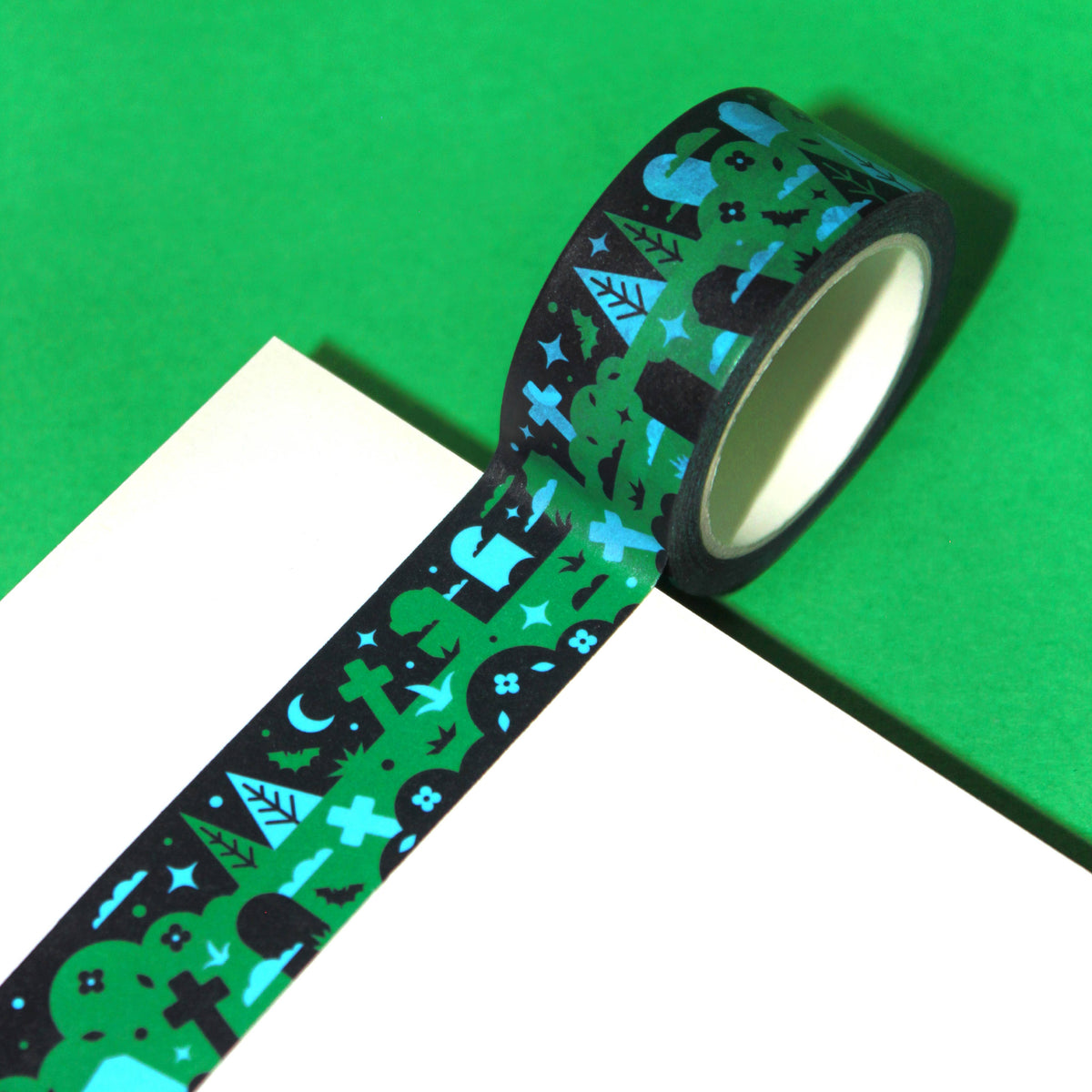 "Grim Graves" Spooky Halloween Washi Tape (20mm/10m)