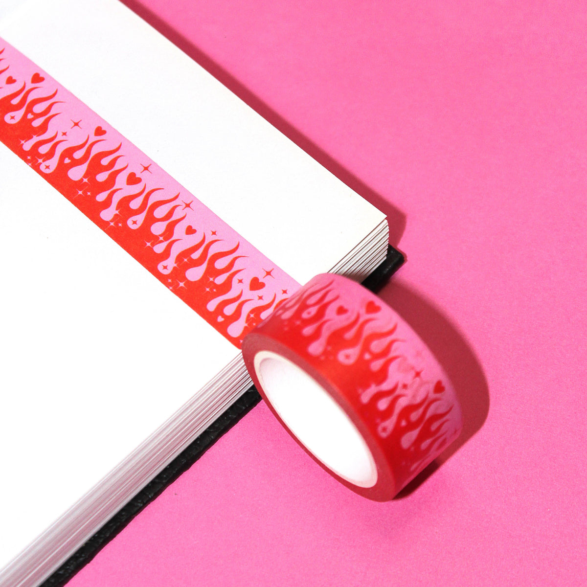 "You Set My Heart On Fire" Y2K Kitschy Washi Tape (20mm/10m)