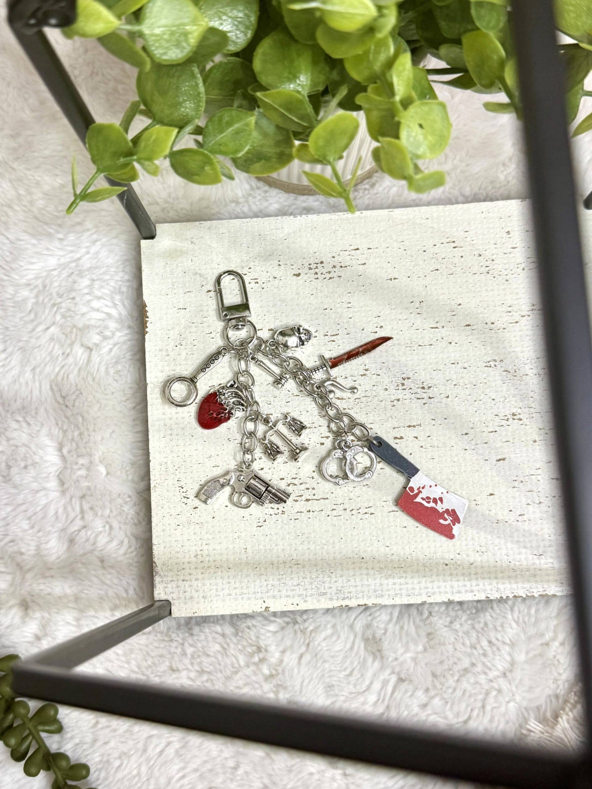 Killer Phone Kindle Charm - Murder Charm - Mystery Charm