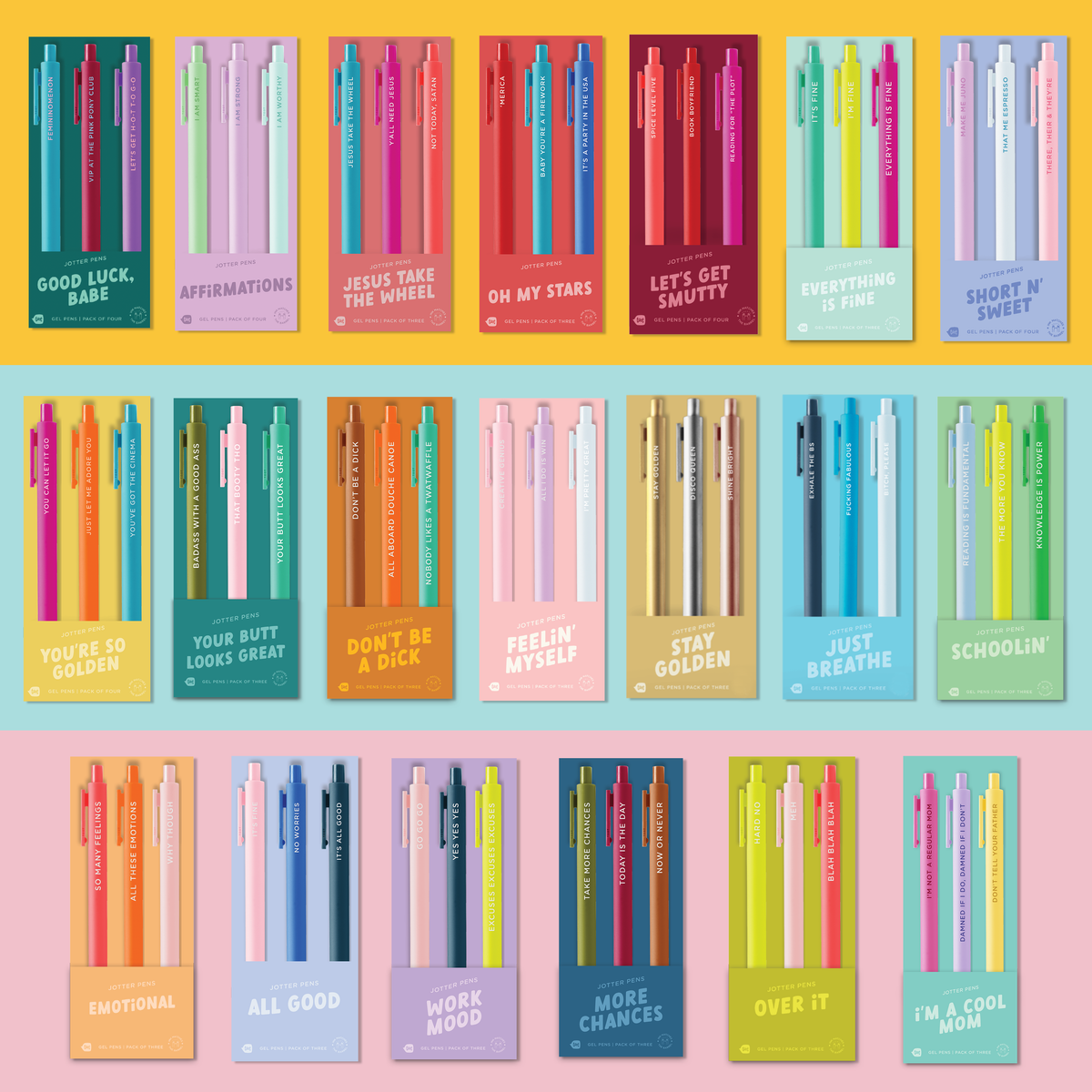 Jotter Sets - 3 pack (TOPSELLER!!!!): Affirmations