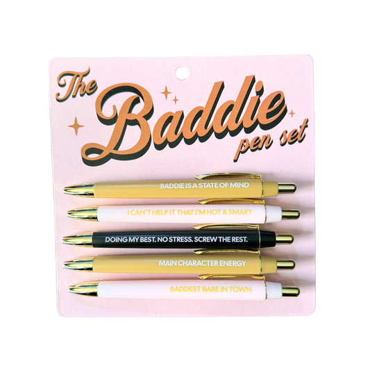 The Baddie Pen Set (funny gifts, empowerment gifts)