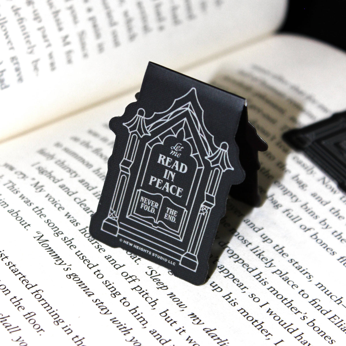 "Read In Peace (R.I.P.)" Halloween Spooky Magnetic Bookmark