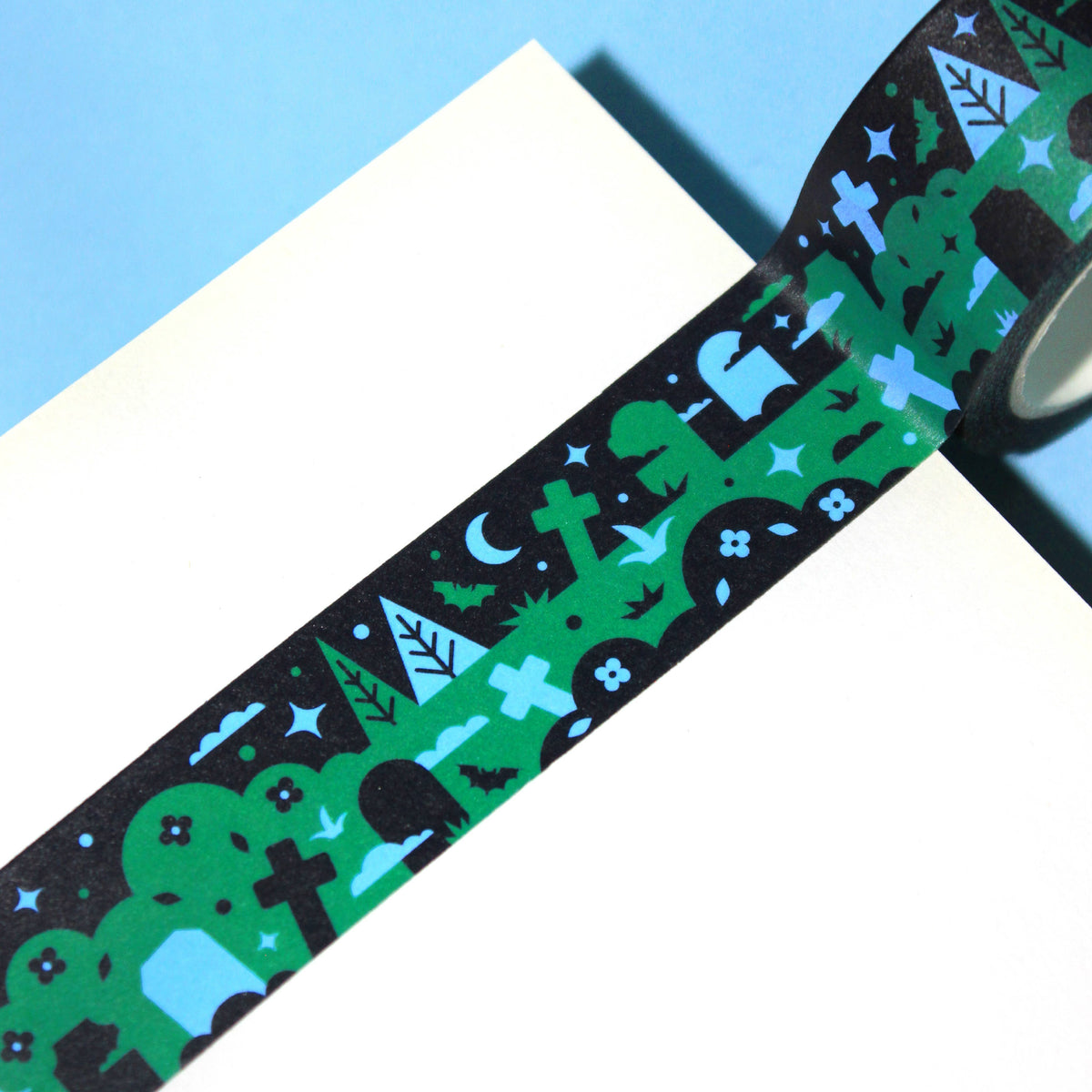 "Grim Graves" Spooky Halloween Washi Tape (20mm/10m)