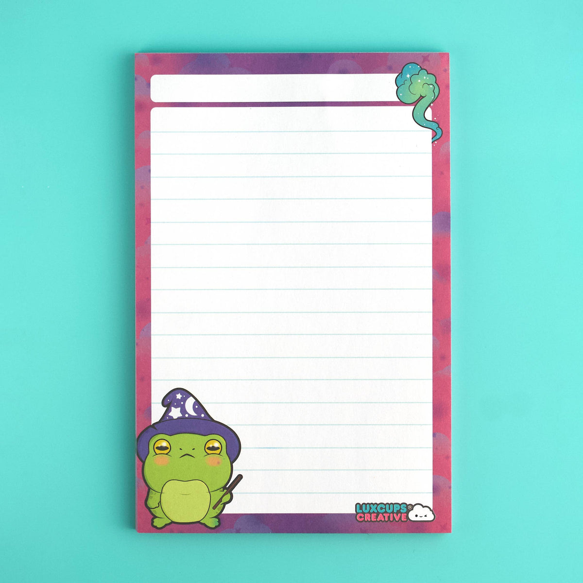 Frog Magic Notepad (SALE!) - 50-Page | 4”x6” | A6 | Lined